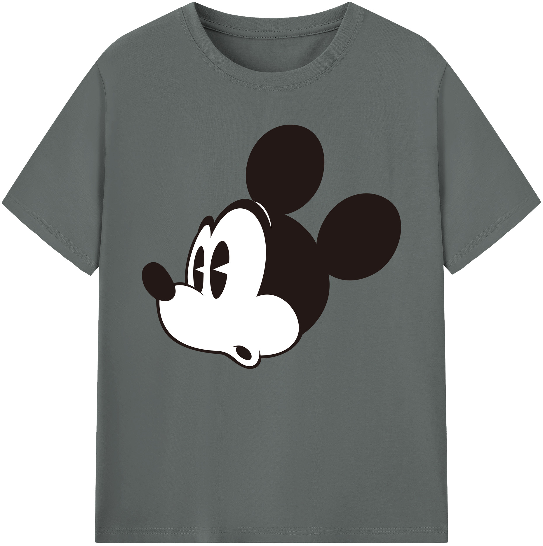 ミッキーマウス Mickey Mouse 綿100％ メンズ半袖Tシャツ｜肌触りやわらか＆通気性
